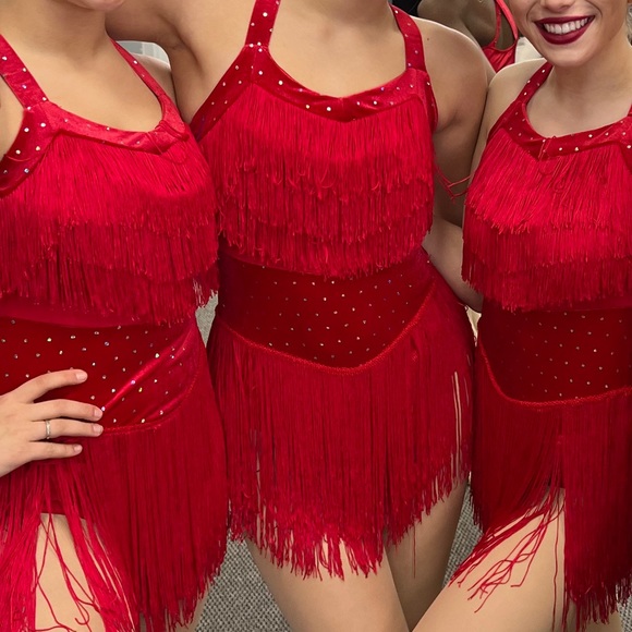 Weismann Showtime RED “All That Jazz” Costume size AS - Picture 2 of 13